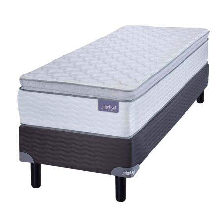 Colchón Pillow Top PT 080 Inducol mas Sommier Induc Reforzado